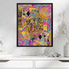 Pink King of Diamonds - Luxury Wall Art