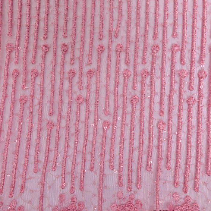 Pink Net Lace