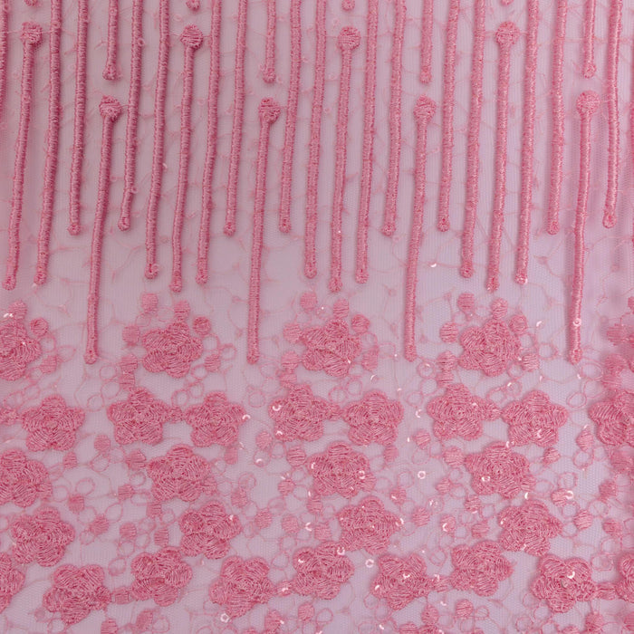 Pink Net Lace