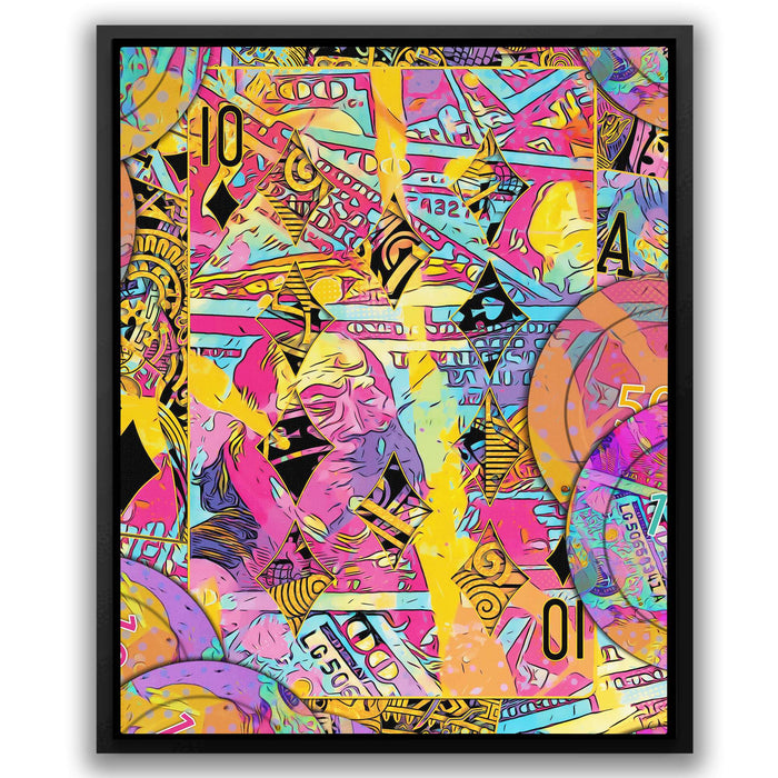 Pink Ten of Diamonds - Luxury Wall Art