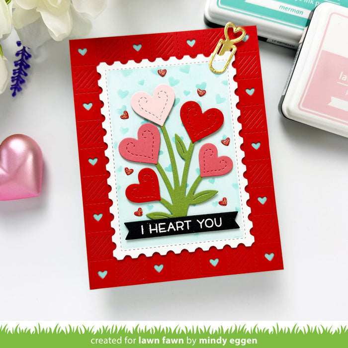 postage rectangle stackables stencils
