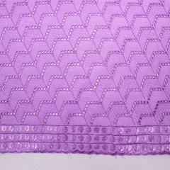 Purple Cotton Lace