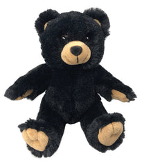 Purrfection Black Bear 12 Inch Sitting Animal