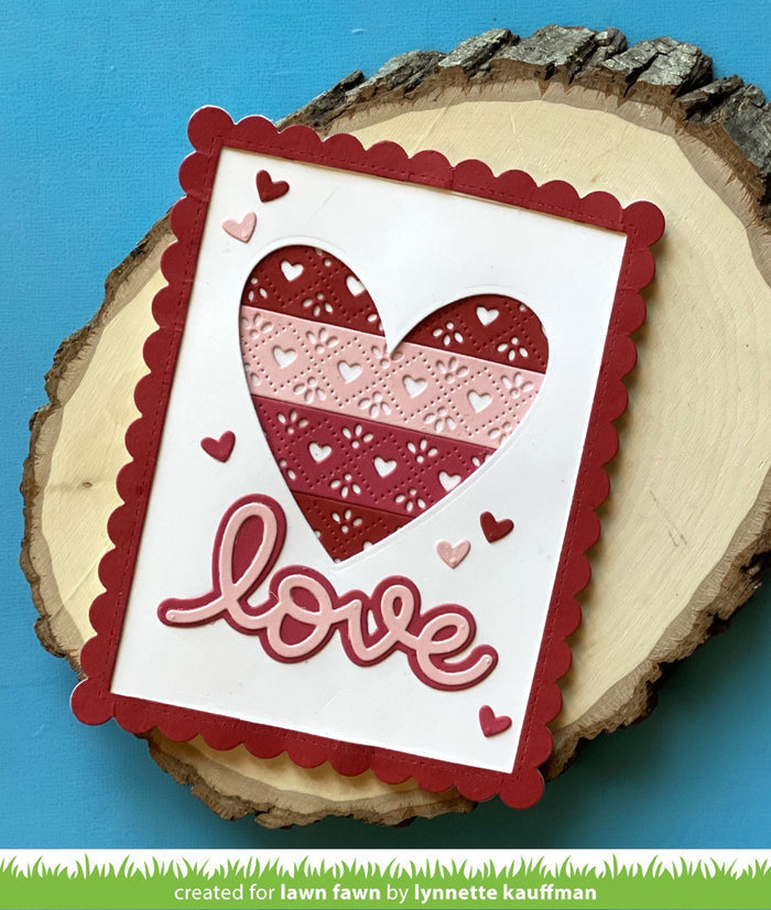 quilted heart border