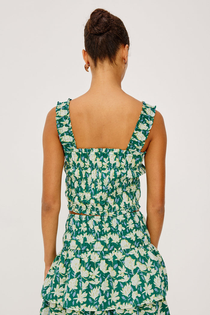 Rails Quinn Top in Green Mayflower