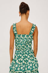 Rails Quinn Top in Green Mayflower