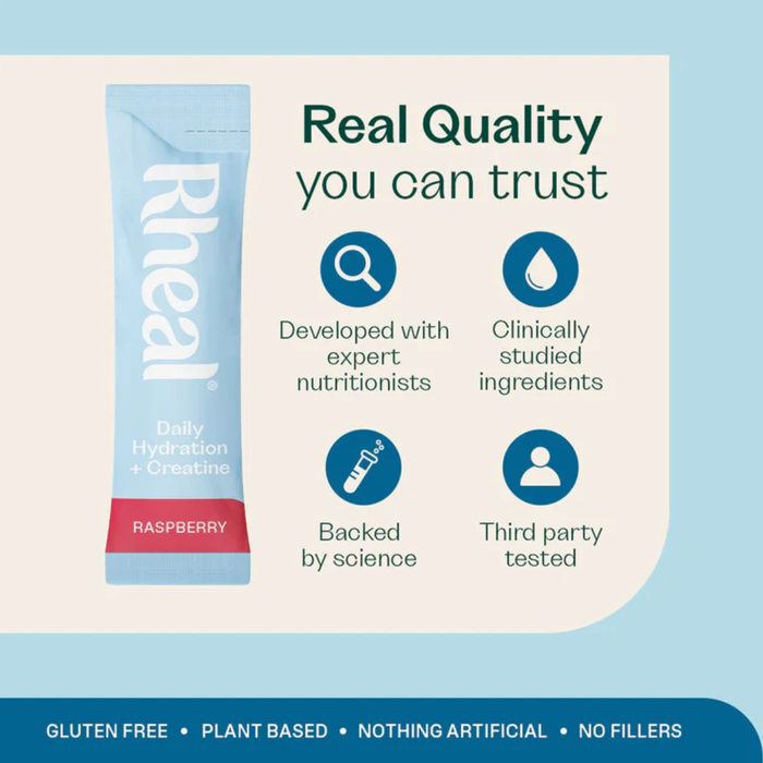 Rheal Daily Hydration + Creatine Raspberry 7 Pack