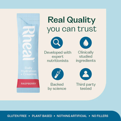 Rheal Daily Hydration + Creatine Raspberry 7 Pack