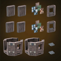 Rustic Wood - Tower Extensions (Painted)