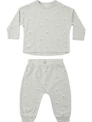 Rylee + Cru Long Sleeve Tee + Pant Set in Mushrooms