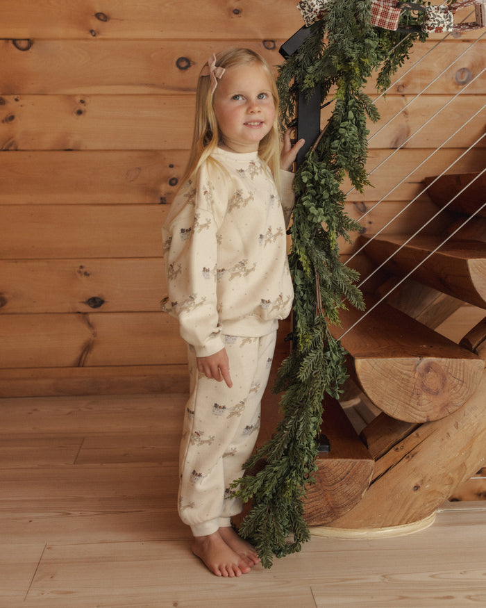 Rylee + Cru Relaxed Sweatshirt in Reindeer