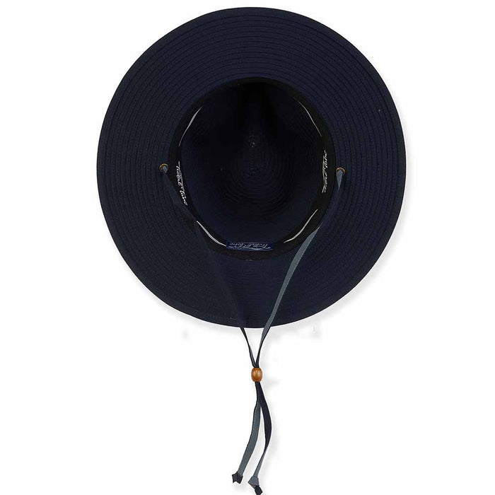 Safari Hat with Contrast Underbrim and Chin Strap - Tidal Tom™ Safari Hat Tidal Tom