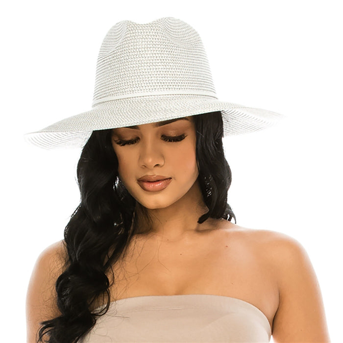 Safari Hat with Silver and Gold Metallic Detail - Boardwalk Hats Safari Hat Boardwalk Style Hats