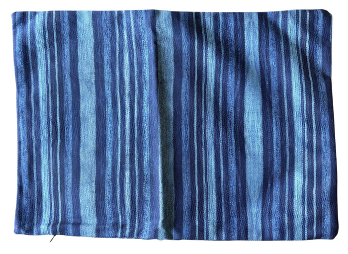 Sale: 12x17” Bright Cobalt Blue Boho Pillow Cover - Annabel Bleu