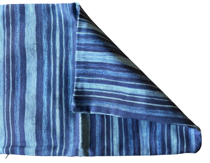 Sale: 12x17” Bright Cobalt Blue Boho Pillow Cover - Annabel Bleu