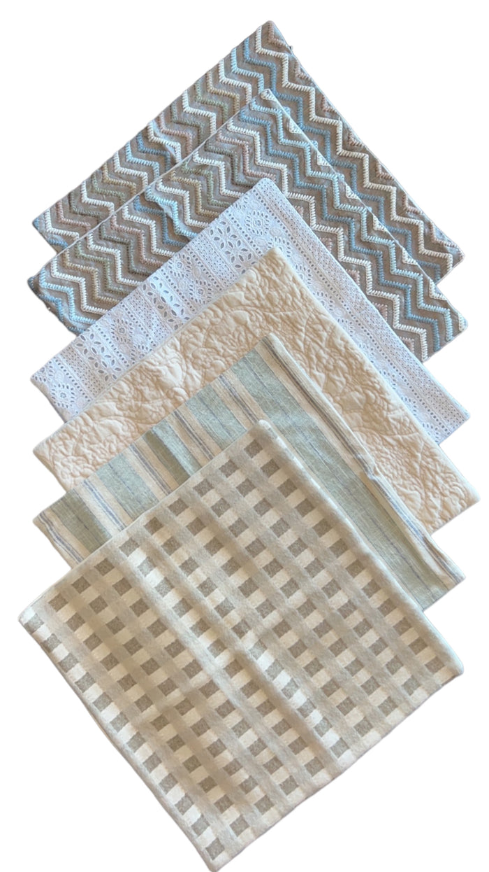 Sale: Mix and Match 18x18 Pillow Covers - Annabel Bleu