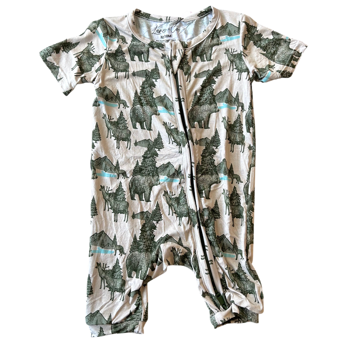 Samuel Woodland Animals Bamboo Shortie