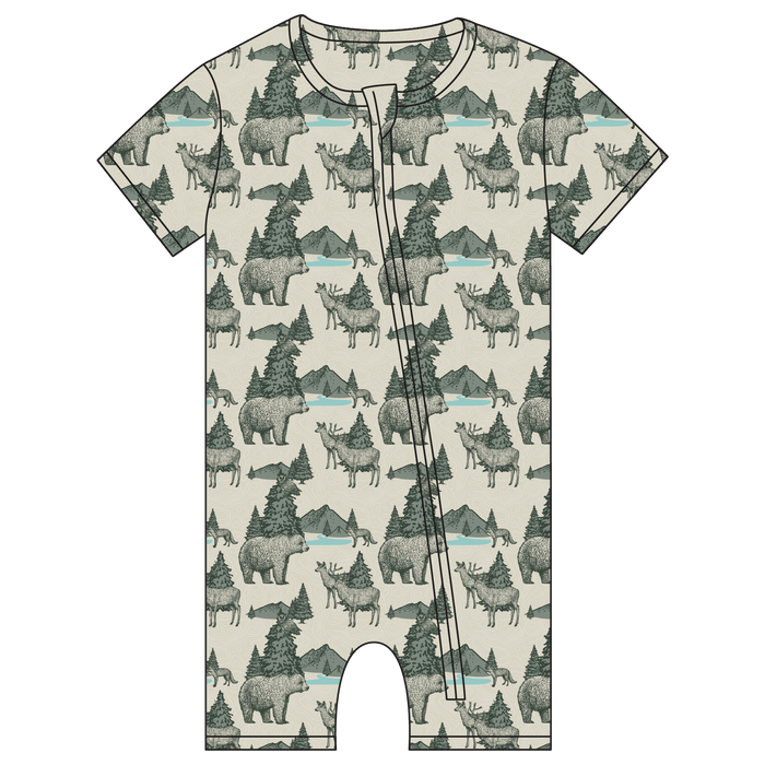 Samuel Woodland Animals Bamboo Shortie