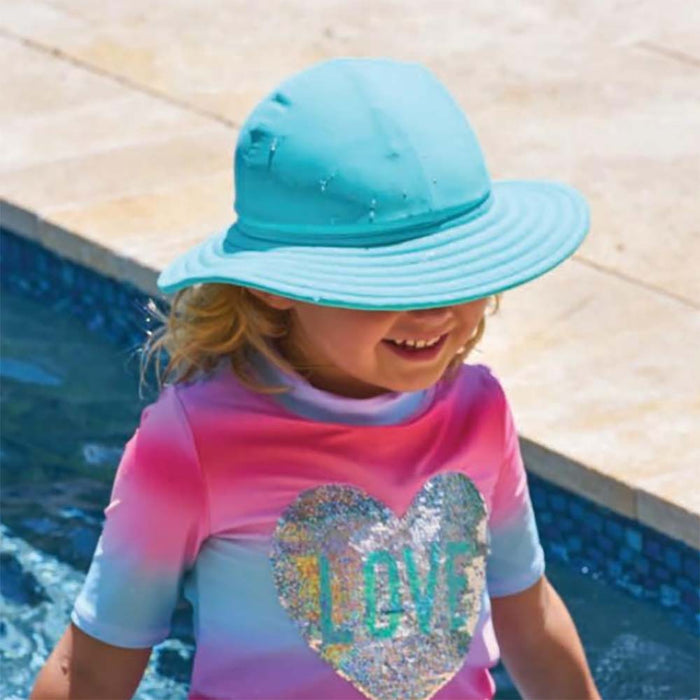 Sandpiper Lycra® Sun and Swim Hat for Girls - Scala Hats for Kids Wide Brim Hat Scala Hats