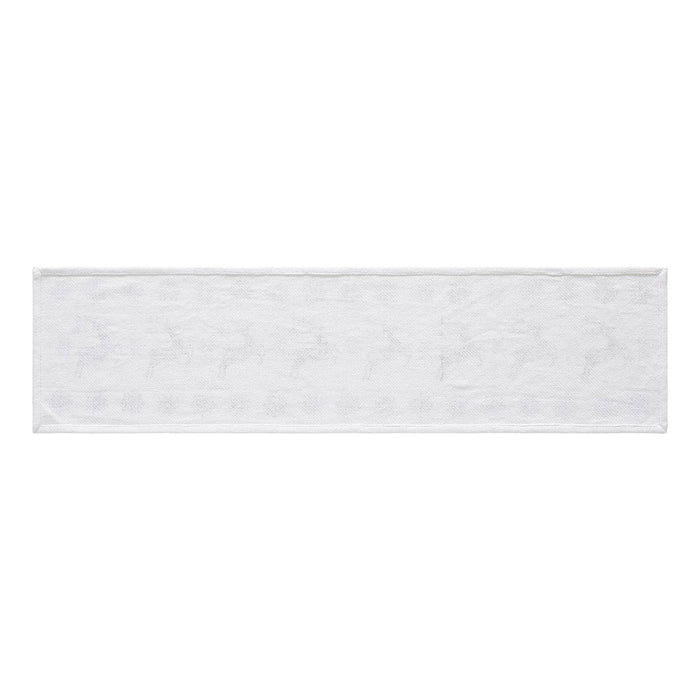 Scandia Snowflake Red White Runner 12x48