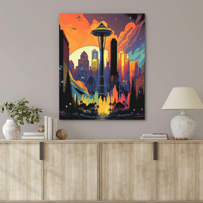 Seattle, City of Love - Luxury Wall Art