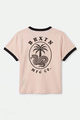 Serpent Baby T-Shirt - Chalk Pink/Black