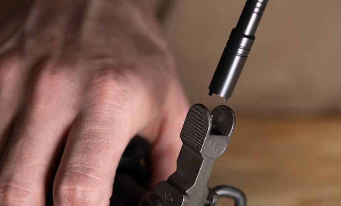 Sight Adjuster in use