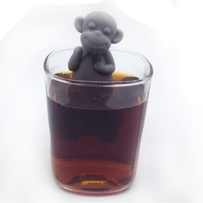 Gadget Gerbil Grey Silicone Monkey Tea Infuser