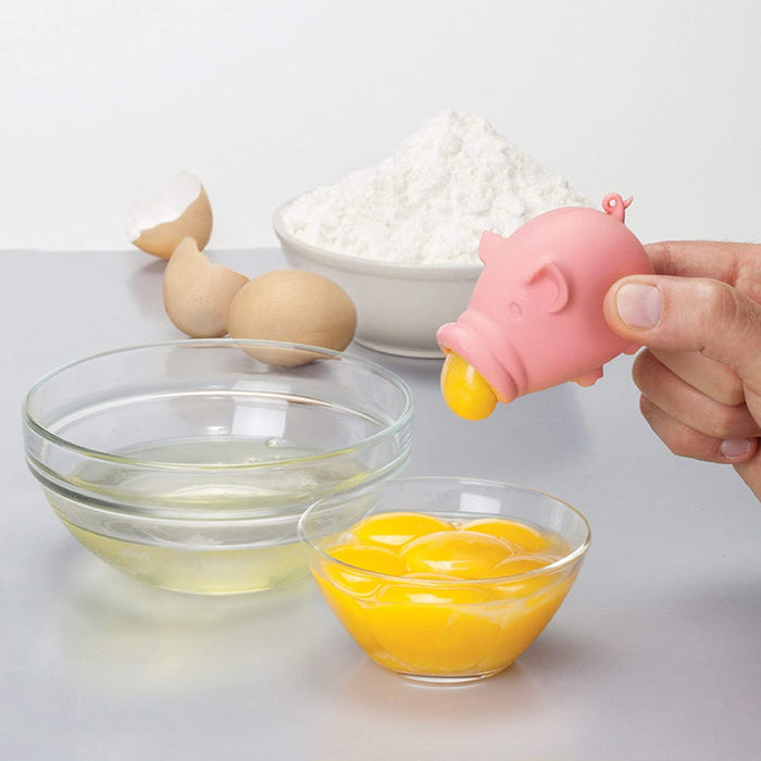 Gadget Gerbil Silicone Pig Shaped Egg Yolk Separator