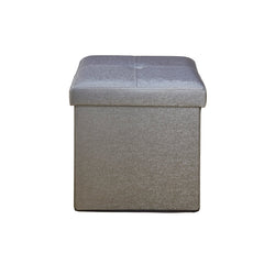 Simplify Single Folding Ottoman-Metallic Grey