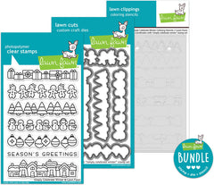 simply celebrate winter (stamp+die+coloring stencil bundle)