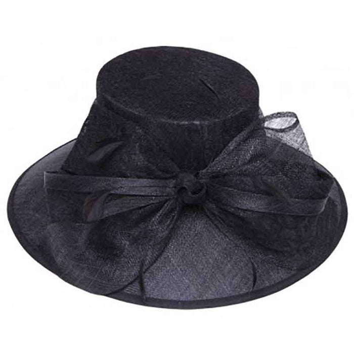 Sinamay Dress Hat with Lace Bow Accent by Something Special Hat Dress Hat Something Special Hat