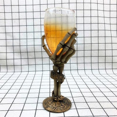 Gadget Gerbil Bronze Skeleton Hand Goblet