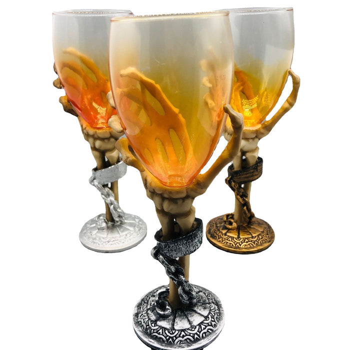 Gadget Gerbil Skeleton Hand Goblet