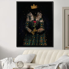 Skeleton Queen - Luxury Wall Art