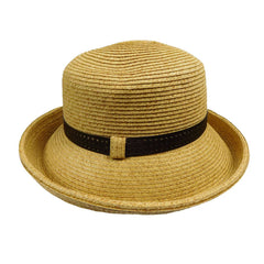 Small Kettle Brim by Boardwalk Kettle Brim Hat Boardwalk Style Hats WSPS830NT Natural