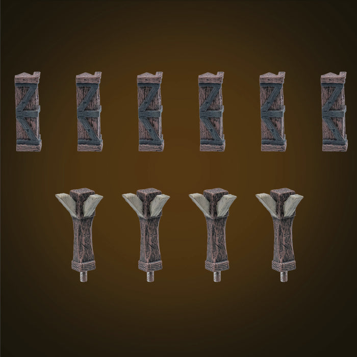 Small Treasure Chest - Cosmetic Cornerposts (Painted)