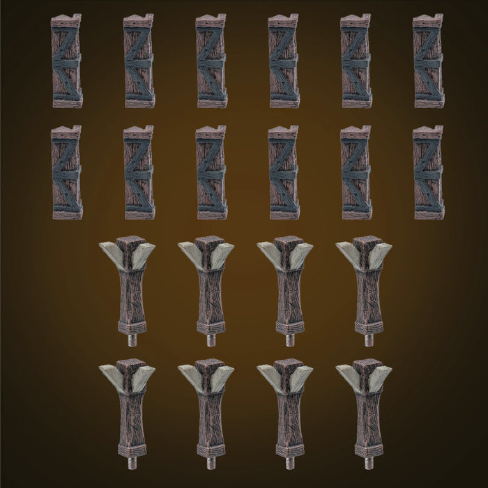 Small Treasure Chest - Cosmetic Cornerposts (Unpainted)