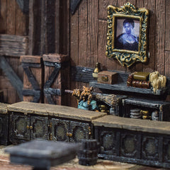 Small Treasure Chest - Cosmetic Cornerposts (Unpainted)