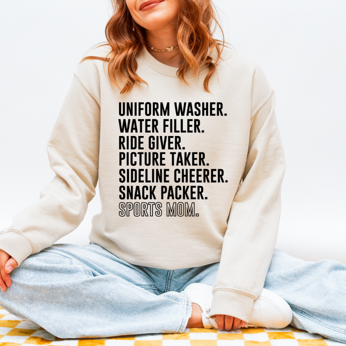 Sports Mom Jobs Tee/Sweatshirt