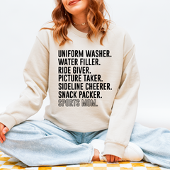 Sports Mom Jobs Tee/Sweatshirt