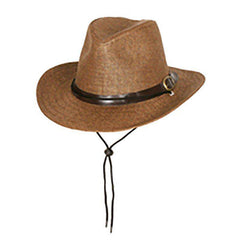 Straw Western Style Hat Cowboy Hat Something Special LA HTP676BN Brown