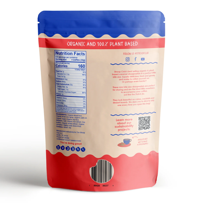Stroop Club Caramel Stroopwafel Mini's Pouch 150g