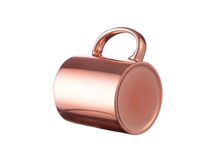 Sublimation 11oz Rose Gold Plated Ceramic Mug