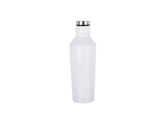Sublimation 17oz/500ml Cone Shape Wine Bottle (White) MOQ:3000