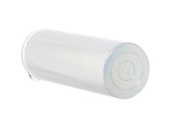 Sublimation 20oz/600ml Glitter Sparkling Stainless Steel Skinny Tumbler w/ Straw (White)