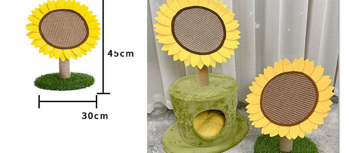 Gadget Gerbil Sunflower Cat Scratching Post