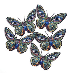 Surreal Butterfly Embroidered Pin by PATCH NYC x Trovelore