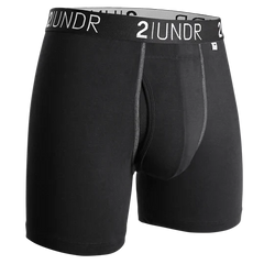 Swing Shift 6" Boxer Brief (Black/Grey)
