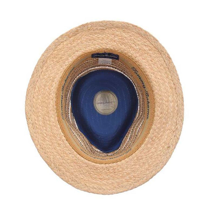 Tahiti Fedora Hat with Tropical Print Band  - Tommy Bahama Hats Fedora Hat Tommy Bahama Hats